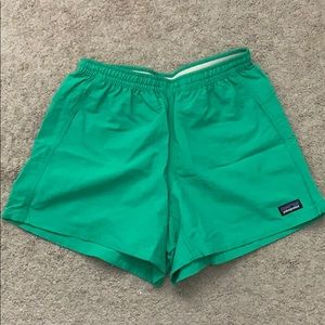 Patagonia green shorts